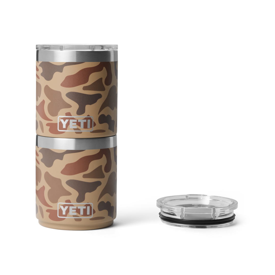 YETI Rambler® 10 OZ Stackable Lowball With Magslider™ Lid - Wetlands Camo