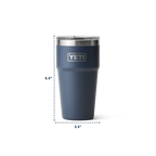 YETI Rambler® 20 OZ Stackable Cup With Magslider™ Lid