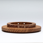 Campingmoon Wood Cover Heat Insulation Anti Scalding Bowl Pad