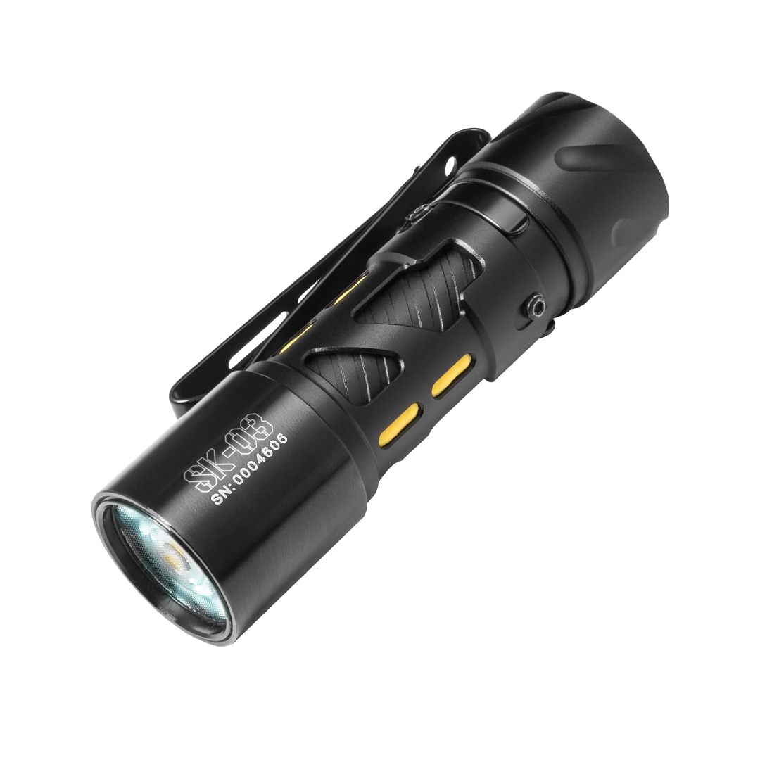 Loop Gear  SK03 Aluminum Grey LED Flashlight 1000Lumens 120 Meters