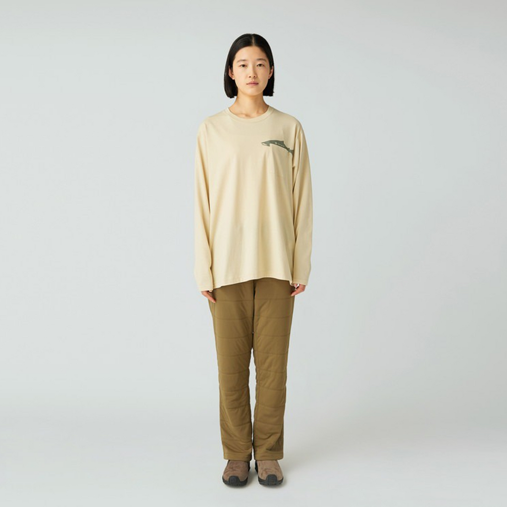 Snow Peak TROUT Pocket Graphic Long Sleeve T-Shirt