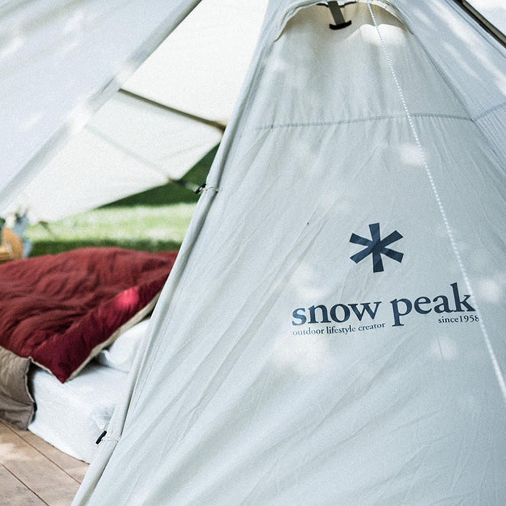 Snow Peak Land Station Dynamic Tarp - Ivory