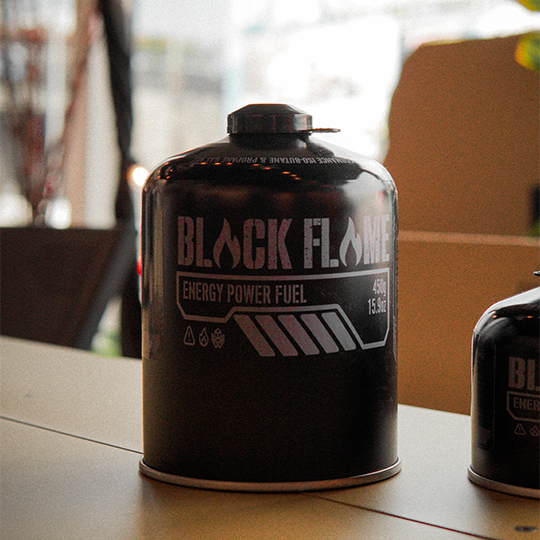 Black Flame Butane Gas Cartridge 230g 450g