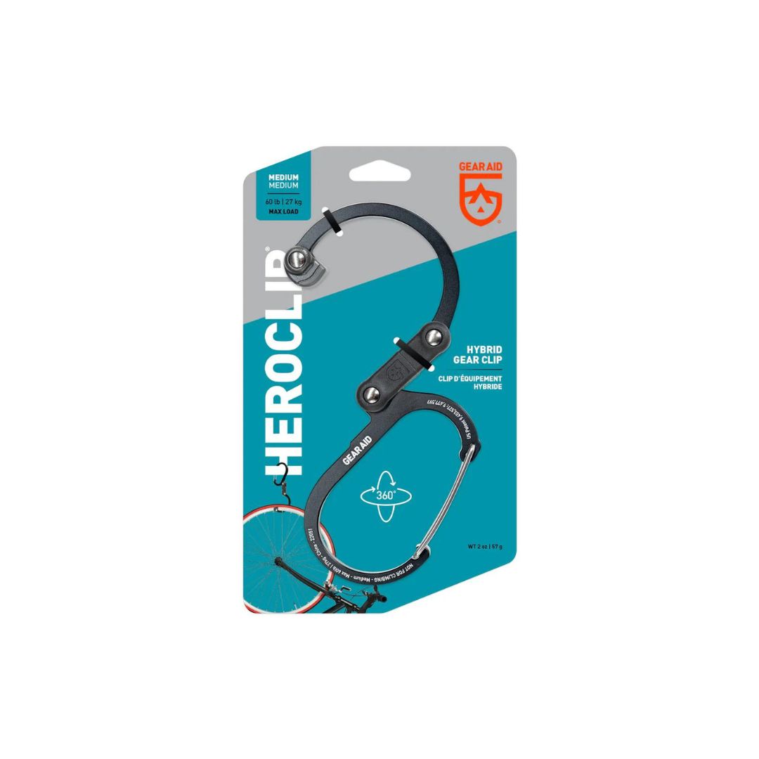 gear aid heroclip Gear Aid Heroclip Medium -Stealth Black – Montanic Adventure Store