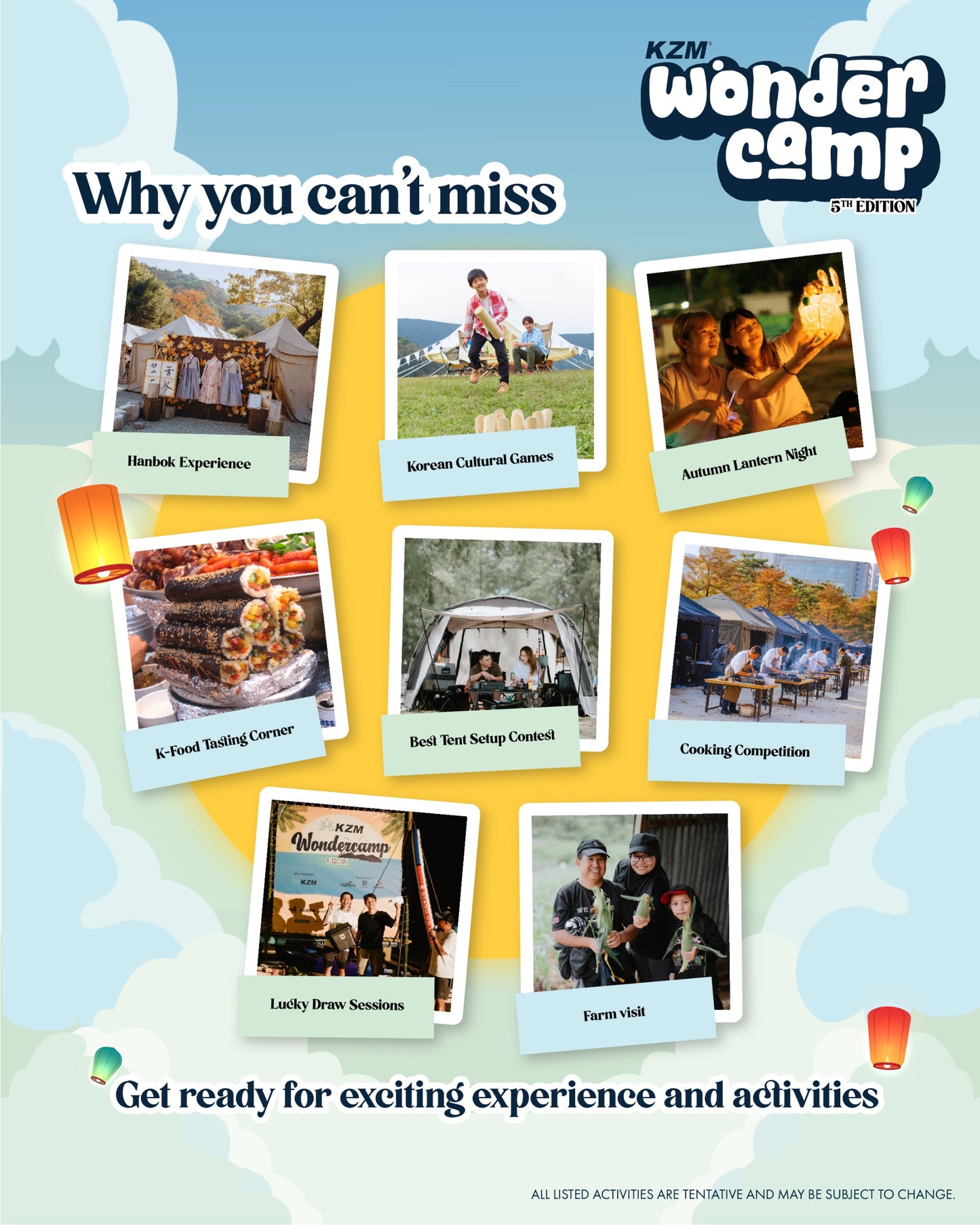 SOLO CAMPER (1 Pax) - KZM Wondercamp 2025