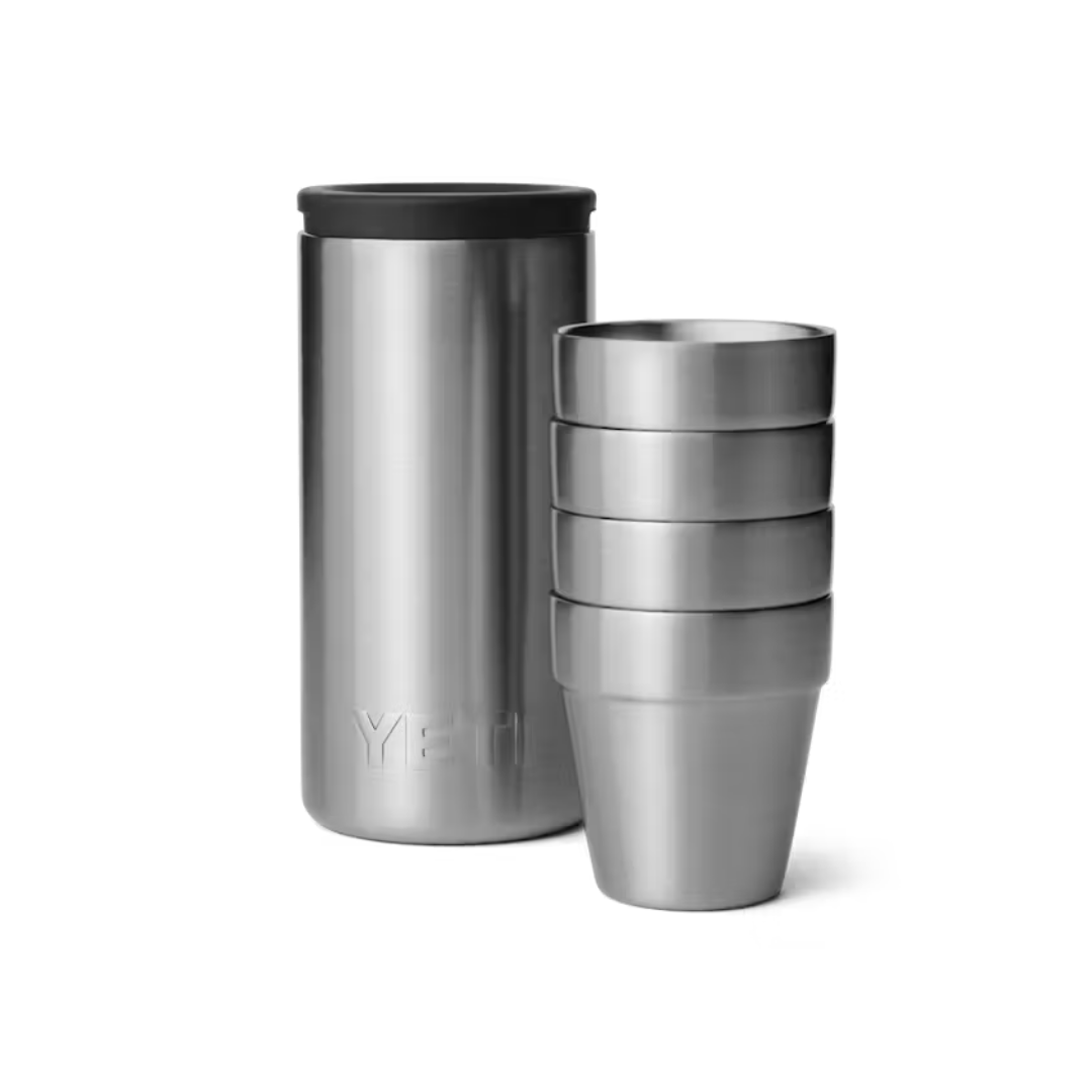 YETI 4 Pieces Shot Glasses With Carrying Case