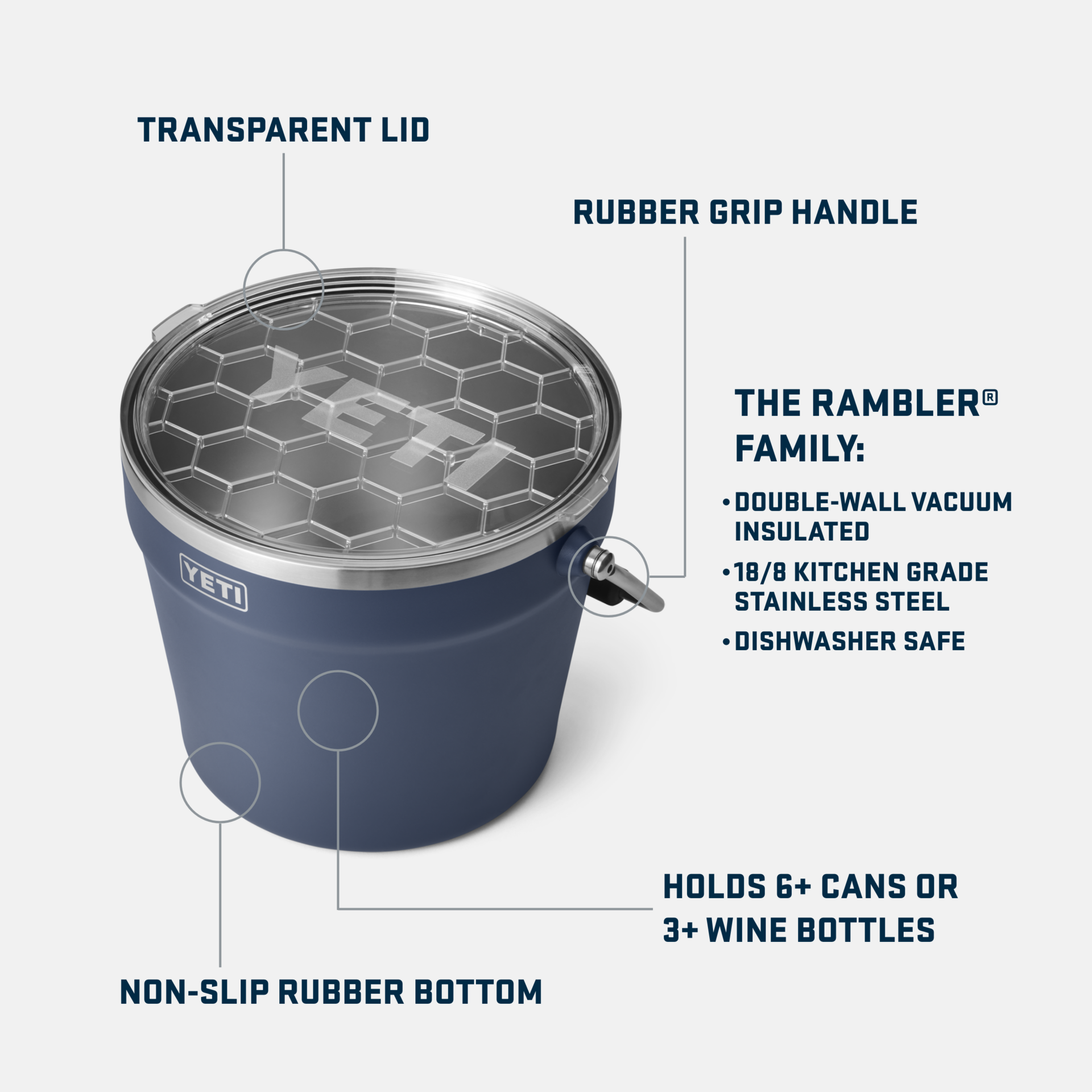 YETI Rambler® Beverage Bucket With Lid