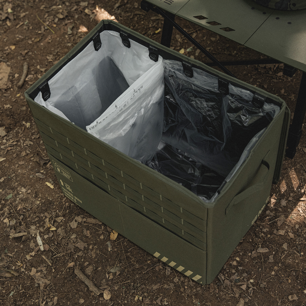 Cargo Container Twin Trash Box