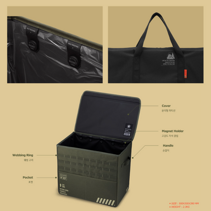 Cargo Container Twin Trash Box