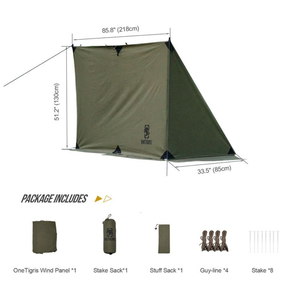 OneTigris Bullbat T/C Camping Tarp