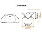 Snow Peak HD Tarp Hexa Evo Pro Ivory