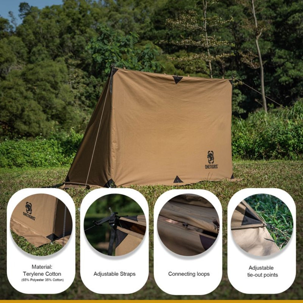 OneTigris Bullbat T/C Camping Tarp