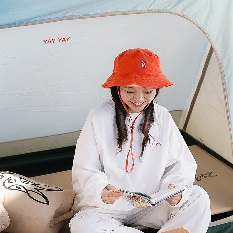 DoD Usagi Logo Bucket Hat Free Size - Red