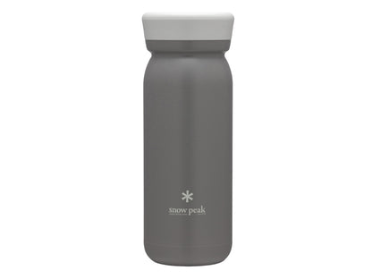 Snow Peak Stainless Steel Vacuum Bottle M500 in Ash