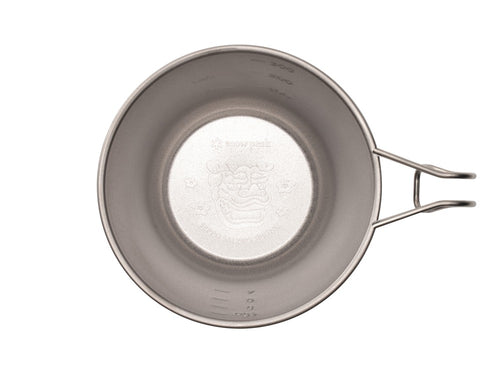 Snow Peak Deep Titanium Sierra Cup Engraved Lion 2025 Spring Edition