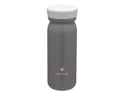 Snow Peak Stainless Steel Vacuum Bottle M500 in Ash
