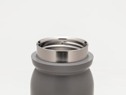 Snow Peak Stainless Steel Vacuum Bottle M500 in Ash