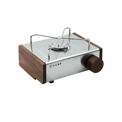 Thous Winds Kovea Cube Gas Stove Black Walnut Solid Wood Siding Accessories