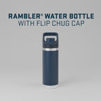YETI Rambler® 26 OZ Water Bottle With Color Matched Flip Chug Cap