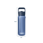 YETI Yonder® 25 OZ (750ml) Water Bottle with Color-Matched Yonder® Straw Cap