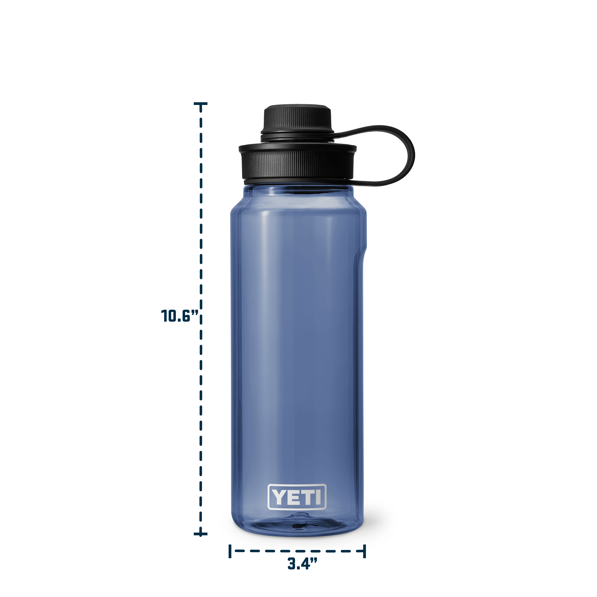 YETI Yonder® 34 OZ (1L) Water Bottle with Tether Cap