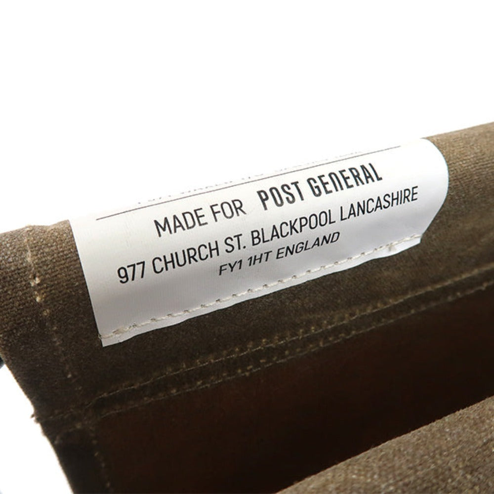 Post General Waxed Canvas Compact Stool