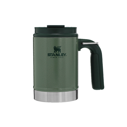 Stanley Classic Vacuum Steel Camp Mug 16oz Hammertone Green