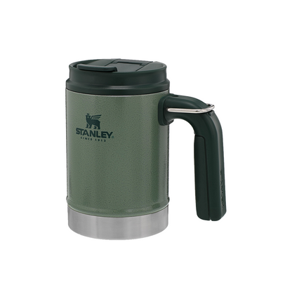 Stanley Classic Vacuum Steel Camp Mug 16oz Hammertone Green