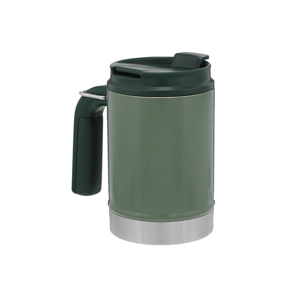 Stanley Classic Vacuum Steel Camp Mug 16oz Hammertone Green