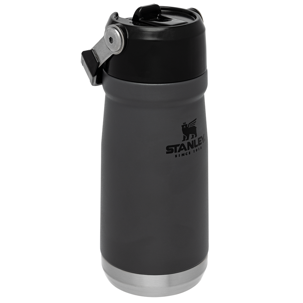 Stanley Iceflow Flip Straw Water Bottle 17oz - Charcoal