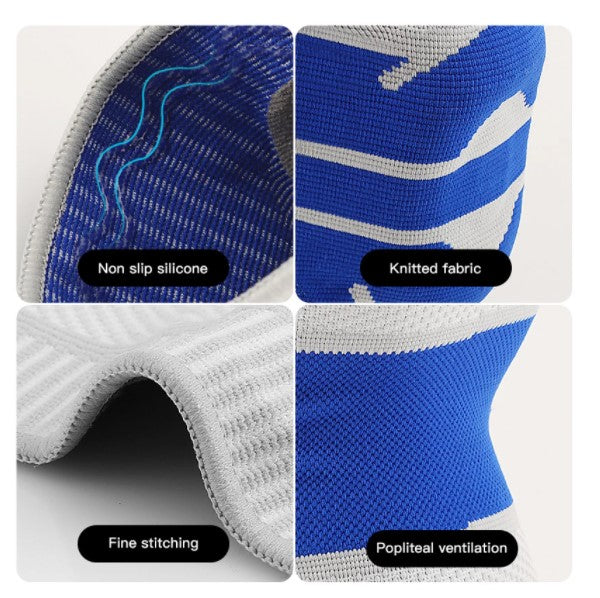 Breathable Knee Guard Protector Sport Support Brace Pad Silicon