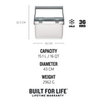 STANLEY® Adventure Cooler 15 Litres - White