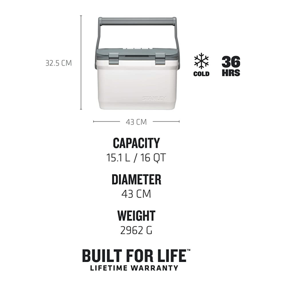STANLEY® Adventure Cooler 15 Litres - White