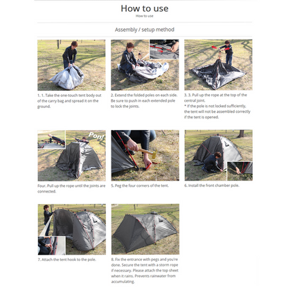 DoD Rider's Tandem Tent