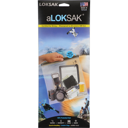 Alosak Double Zip Waterproof Pouch 12X12