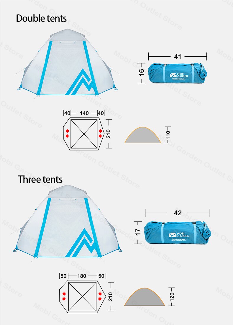Mobi Garden Camping Tent 3P