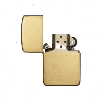 Zippo Replica Brushed Brass Refillable Windproof Lighter - 1941B