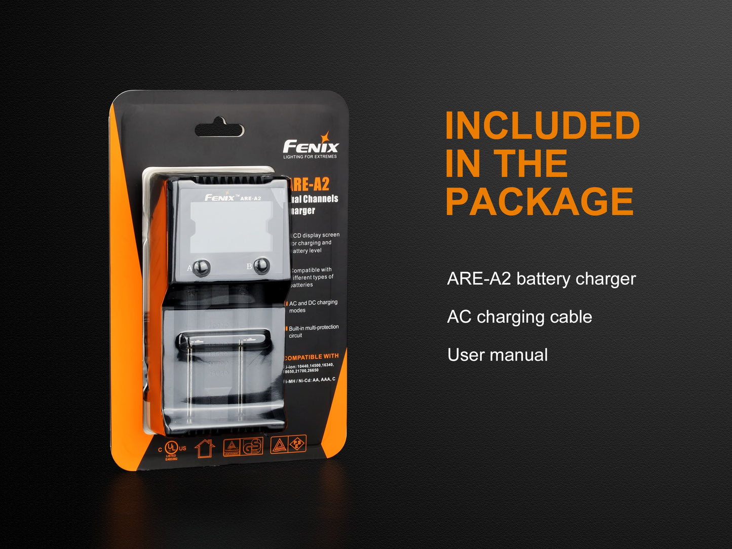 Fenix ARE-A2 Battery Charger