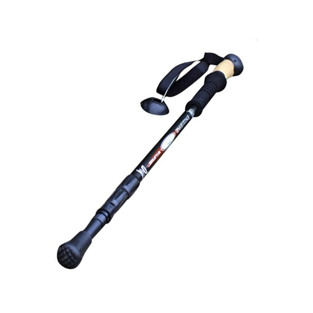 CSTUR Aluminum Trekking Poles Cane- Black