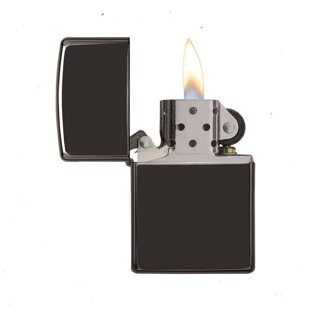 Zippo Ebony Refillable Windproof Lighter - 24756