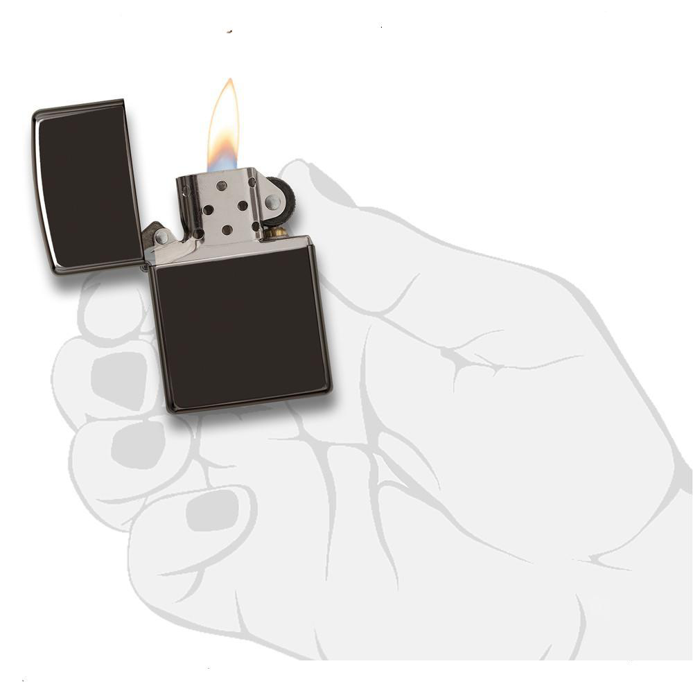 Zippo Ebony Refillable Windproof Lighter - 24756