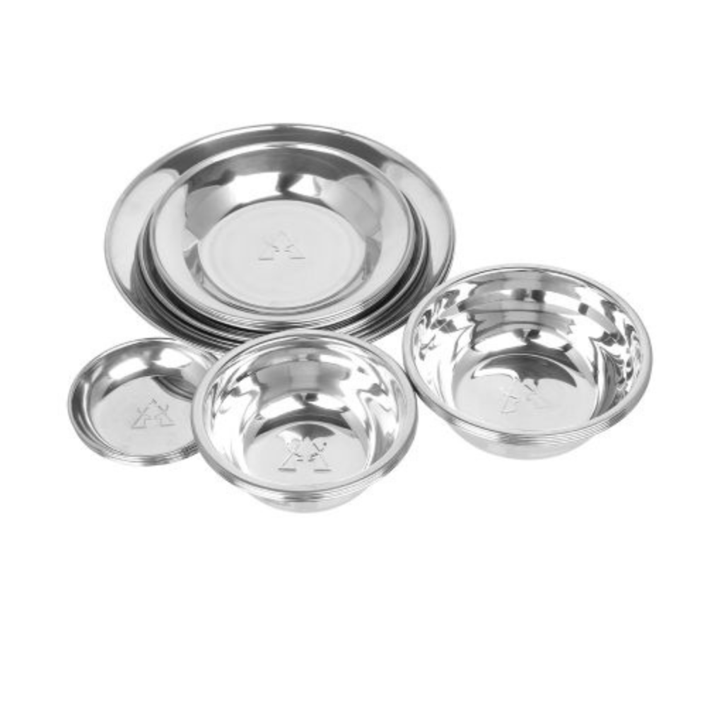 KZM Stainless Tableware Set 22P