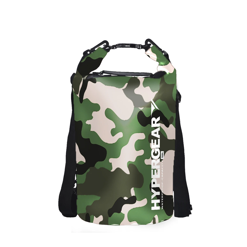 Hypergear 20L Dry Bag - Camo Green Delta