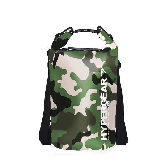 Hypergear 20L Dry Bag - Camo Green Delta