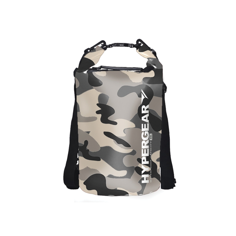 Hypergear 20L Dry Bag - Camo Grey Alpha