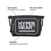 Hypergear Waist pouch Motorsports medium - Black