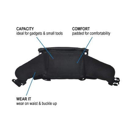 Hypergear Waist pouch Motorsports medium - Black