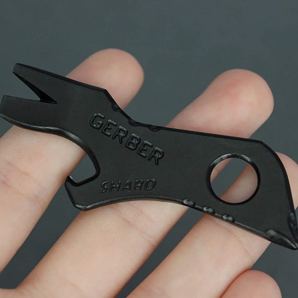 Gerber Shard Black Keychain Tool Card