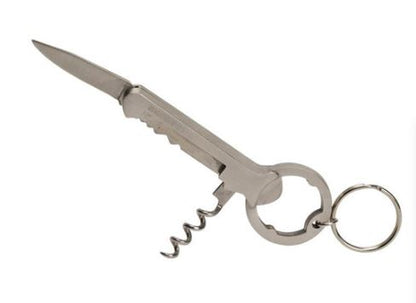 Munkees 3-Function Corkscrew Opener And Knife