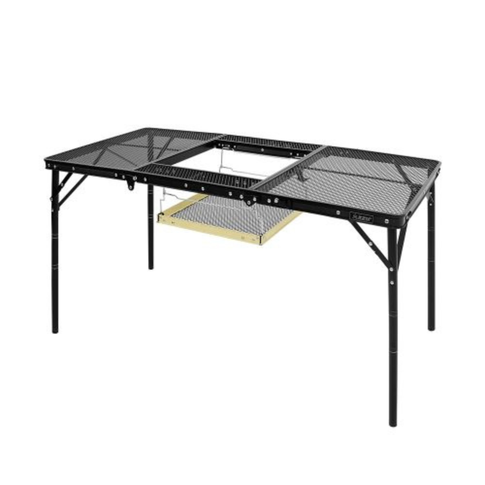 KZM Union Iron Mesh 3 Folding BBQ Table